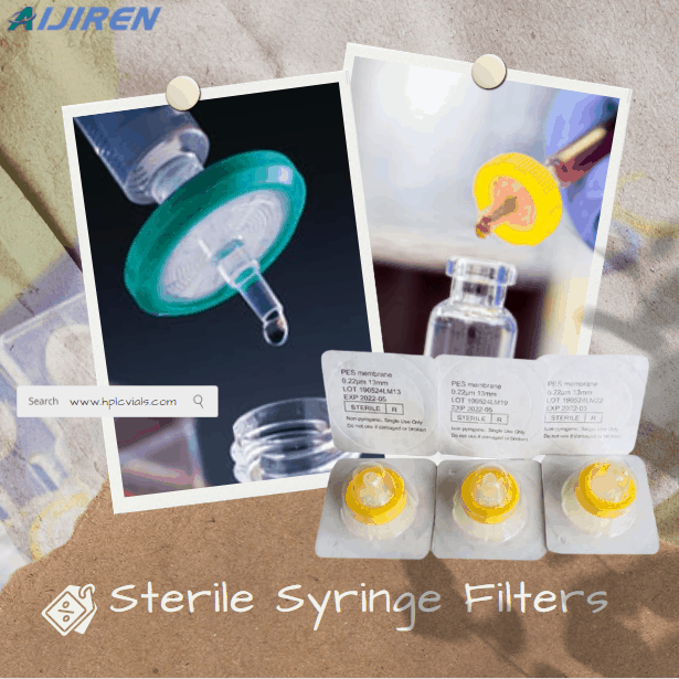 Why do I need to use hydrophilic syringe filters for water-based samples?