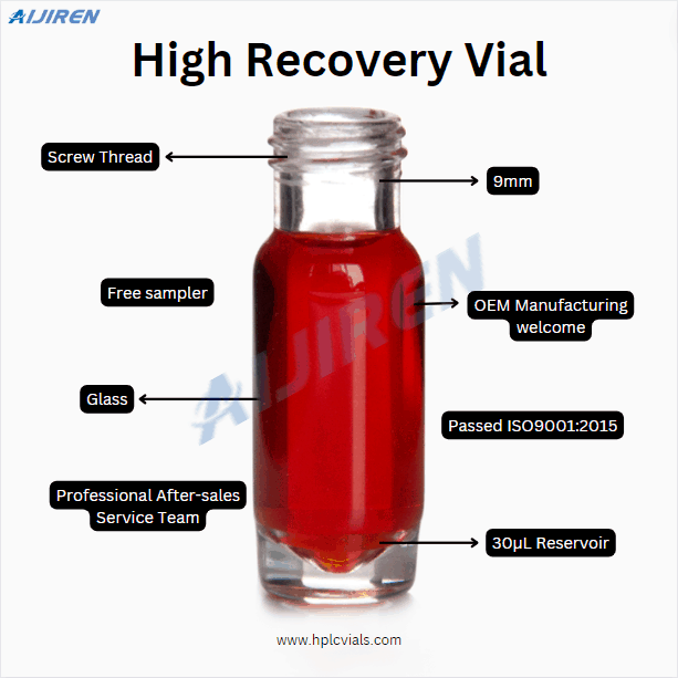 1.5ml Glass High Recovery Vial