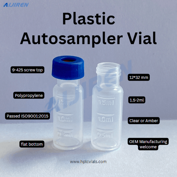 9mm Screw Top Plastic Autosampler Vial