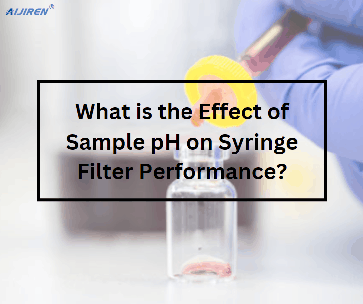 What is the Effect of Sample pH on Syringe Filter Performance?