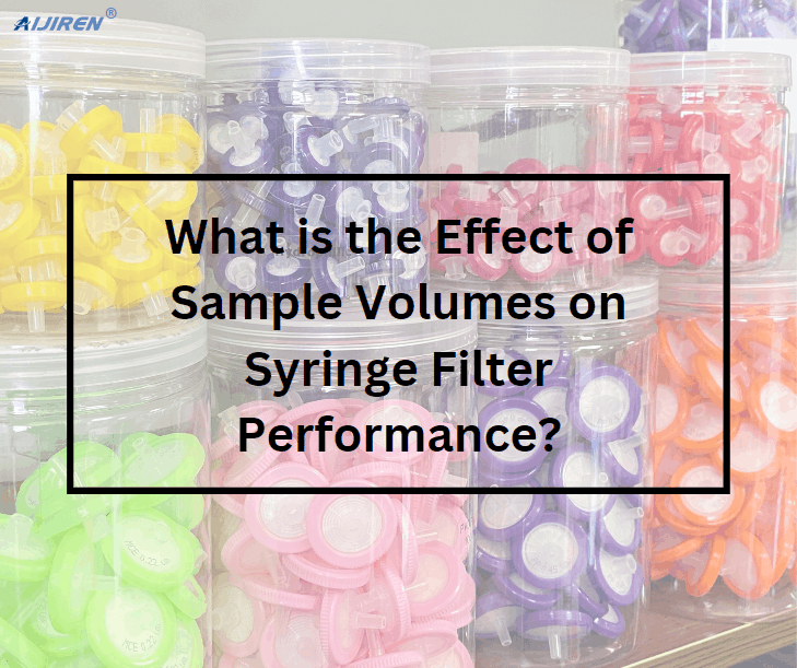 What is the Effect of Sample Volumes on Syringe Filter Performance?