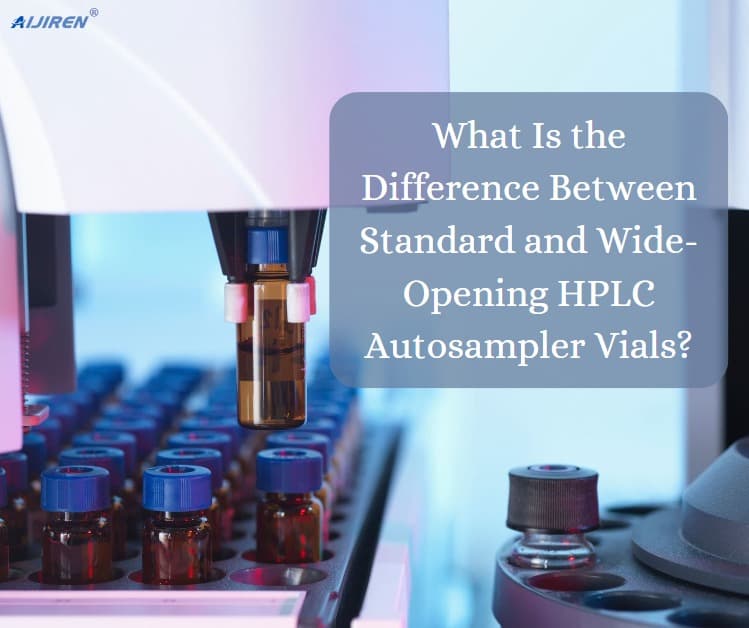 What Is the Difference Between Standard and Wide-Opening HPLC Autosampler Vials?